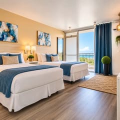 ESJ Towers Studio Isla Verde with Queen Beds